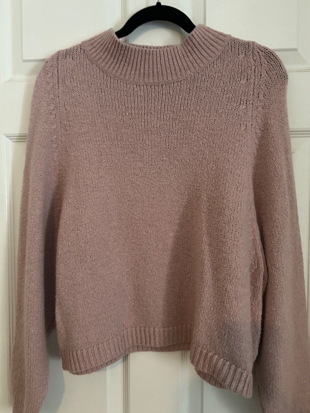 Old Navy Dusty Rose Mock Neck Sweater